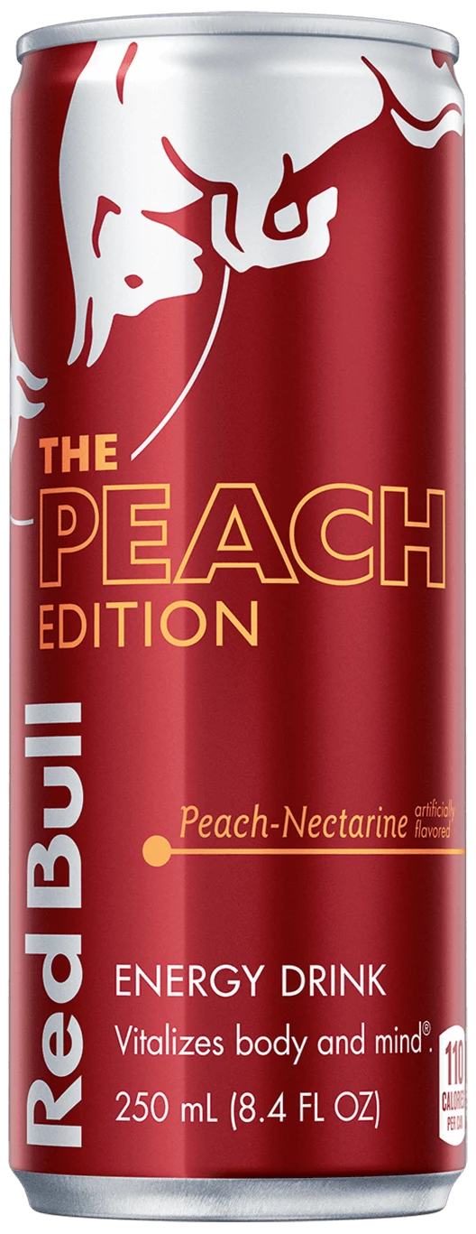 Red Bull Peach Edition Energy Drink